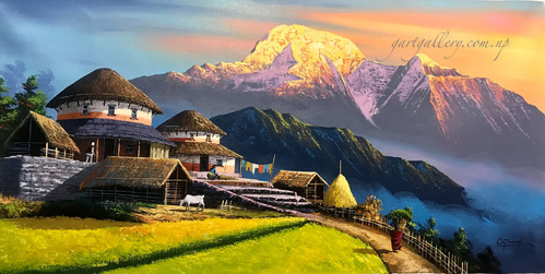 Round home Village Nepal