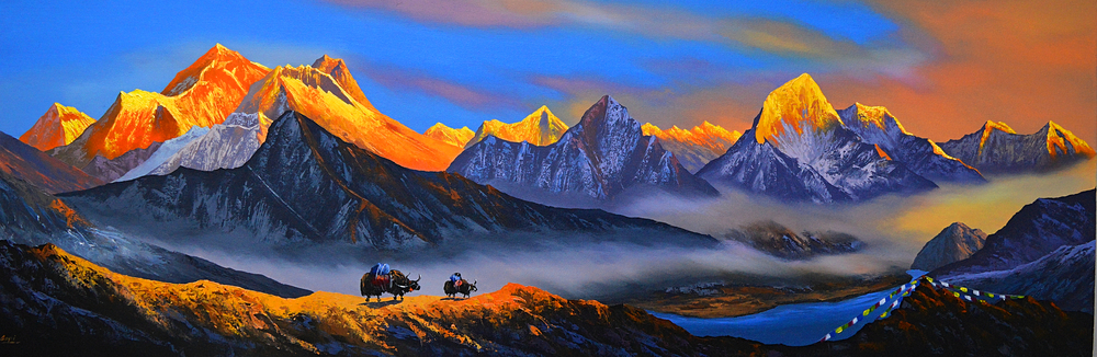 Sunset Mount Everest