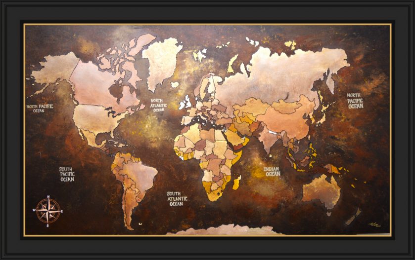 World Map Mafia style
