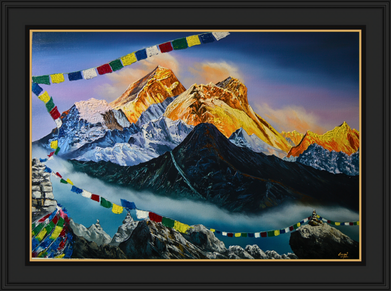 Everest Buddhism flag